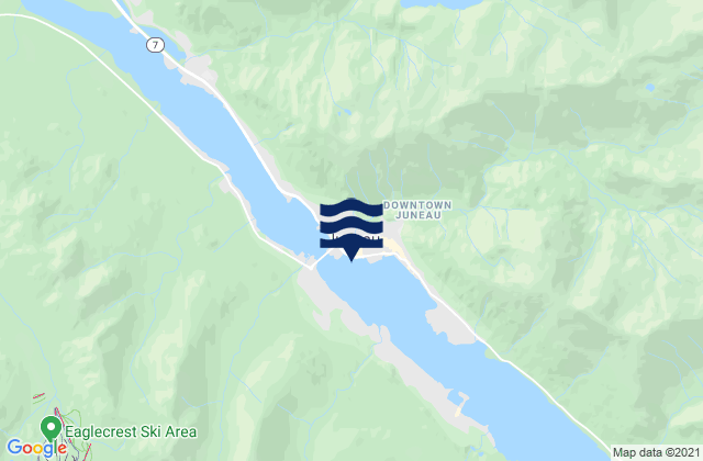 Mappa delle maree di Juneau, United States