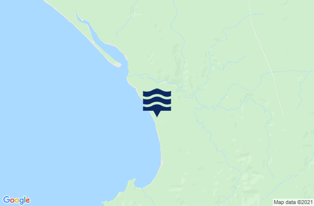 Mappa delle maree di Juradó, Colombia