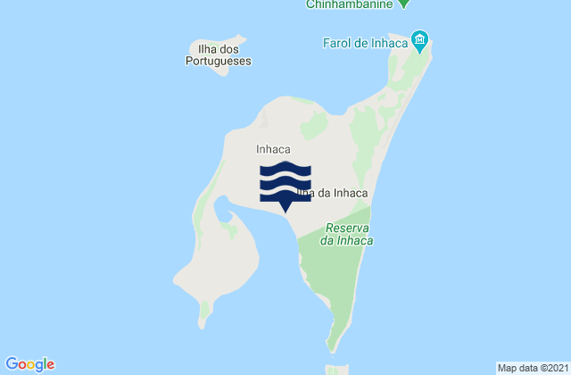 Mappa delle maree di KaNyaka, Mozambique