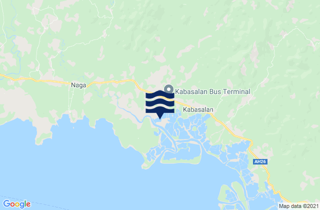 Mappa delle maree di Kabasalan, Philippines