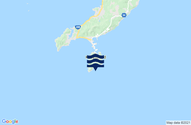 Mappa delle maree di Kabasima Suido, Japan