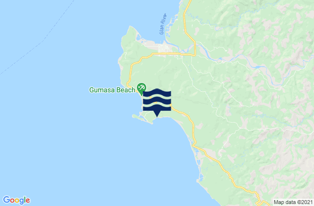 Mappa delle maree di Kablalan, Philippines