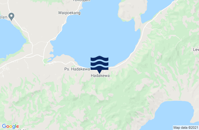 Mappa delle maree di Kabupaten Lembata, Indonesia