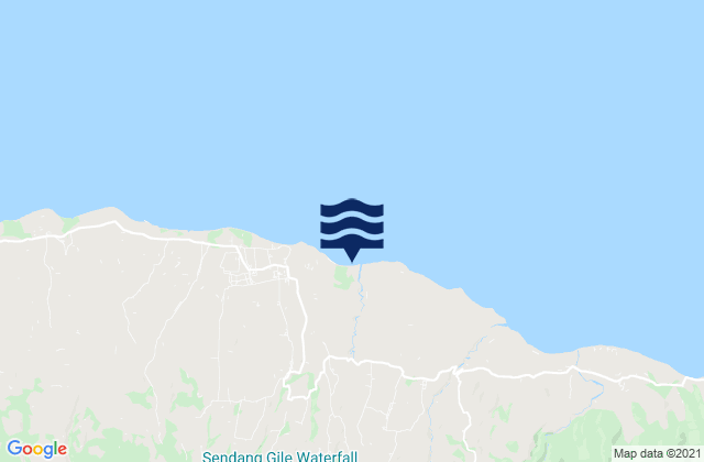 Mappa delle maree di Kabupaten Lombok Utara, Indonesia