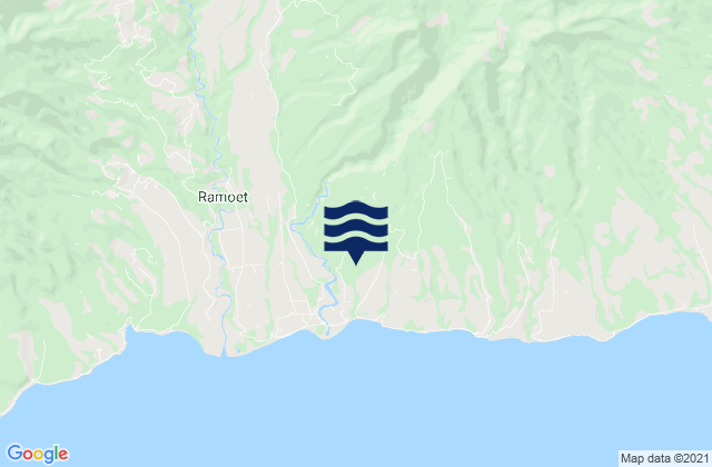 Mappa delle maree di Kabupaten Manggarai, Indonesia