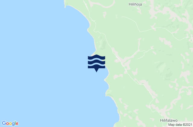 Mappa delle maree di Kabupaten Nias Selatan, Indonesia
