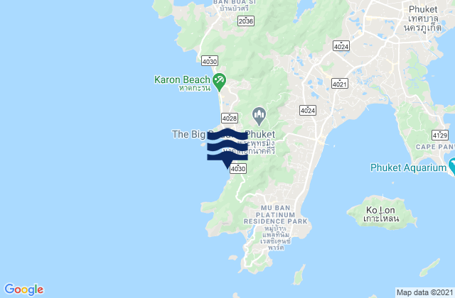 Mappa delle maree di Kata Noi, Thailand