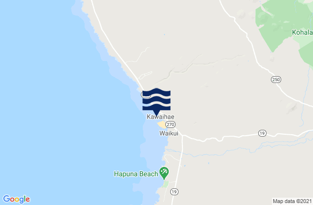 Mappa delle maree di Kawaihae Harbor, United States