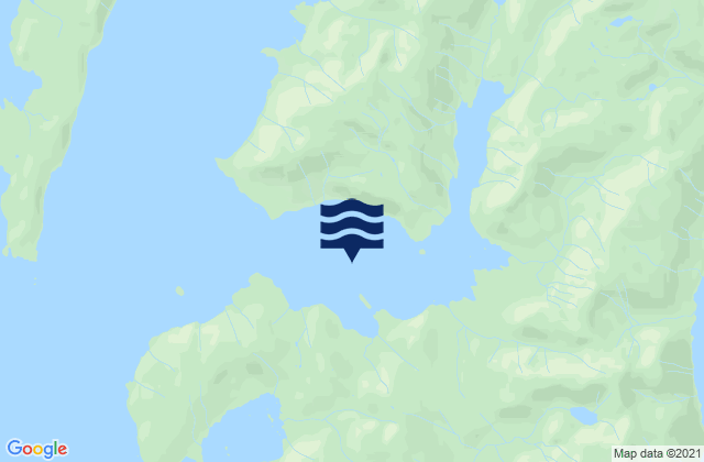 Mappa delle maree di Keete Inlet, United States