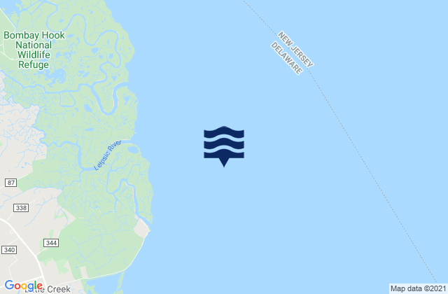 Mappa delle maree di Kelly Island 1.5 miles east of, United States