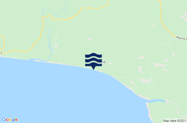 Mappa delle maree di Kerema, Papua New Guinea