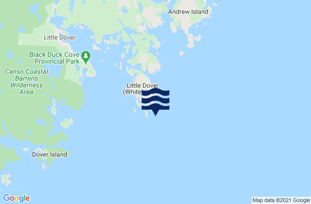 Mappa delle maree di Ketch Harbour, Canada