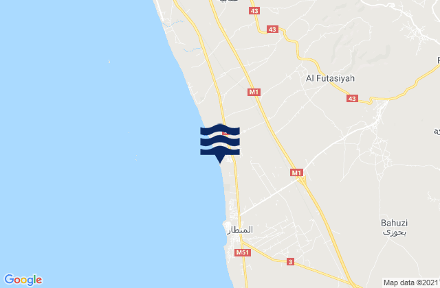 Mappa delle maree di Khirbat al Ma‘azzah, Syria