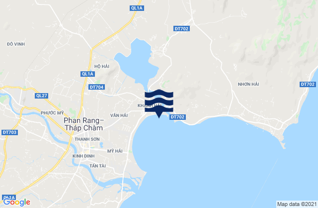 Mappa delle maree di Khánh Hải, Vietnam