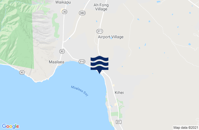 Mappa delle maree di Kihei (Maalaea Bay), United States