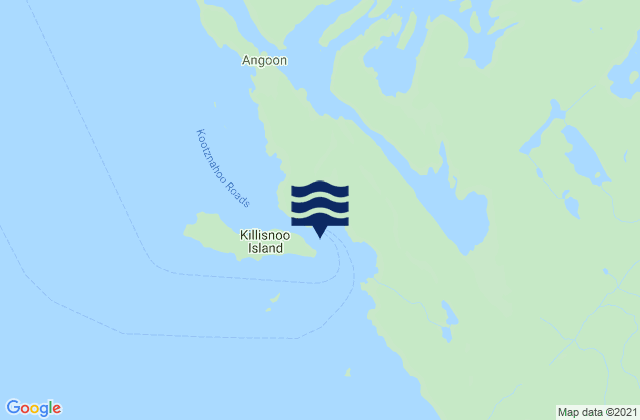 Mappa delle maree di Killisnoo, United States