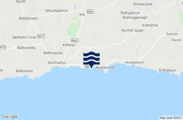 Mappa delle maree di Kilmurrin Cove, Ireland