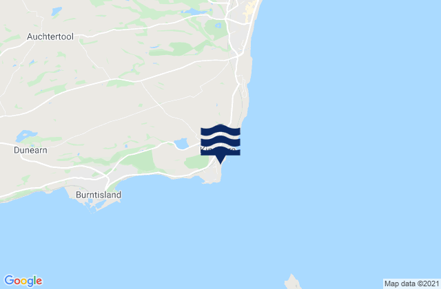 Mappa delle maree di Kinghorn, United Kingdom