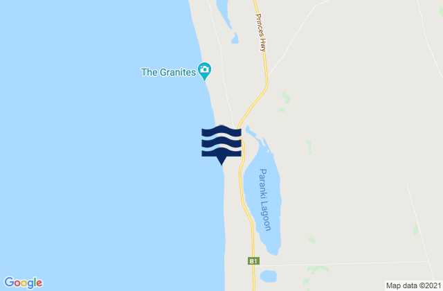 Mappa delle maree di Kingston, Australia