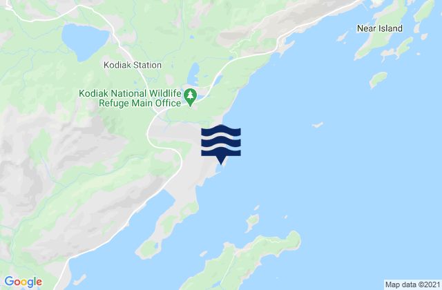 Mappa delle maree di Kodiak (St. Paul Harbor), United States