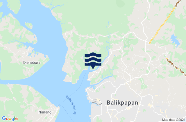 Mappa delle maree di Kota Balikpapan, Indonesia