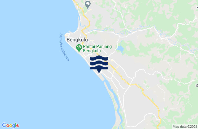 Mappa delle maree di Kota Bengkulu, Indonesia