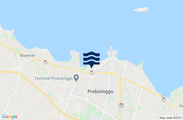 Mappa delle maree di Kota Probolinggo, Indonesia