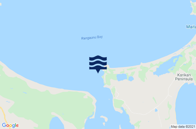 Mappa delle maree di Kotiatia Point, New Zealand
