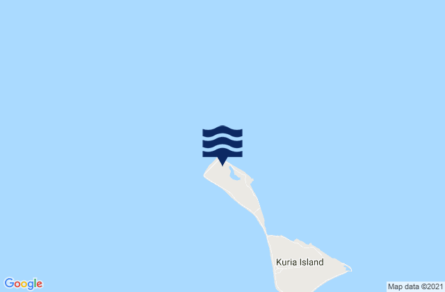 Mappa delle maree di Kuria, Kiribati