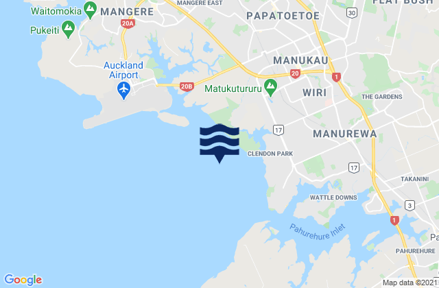 Mappa delle maree di LPG Terminal, New Zealand