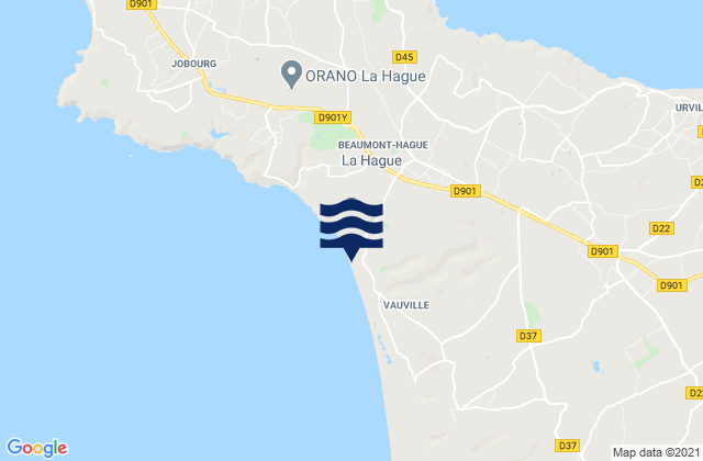 Mappa delle maree di La Crecque, France