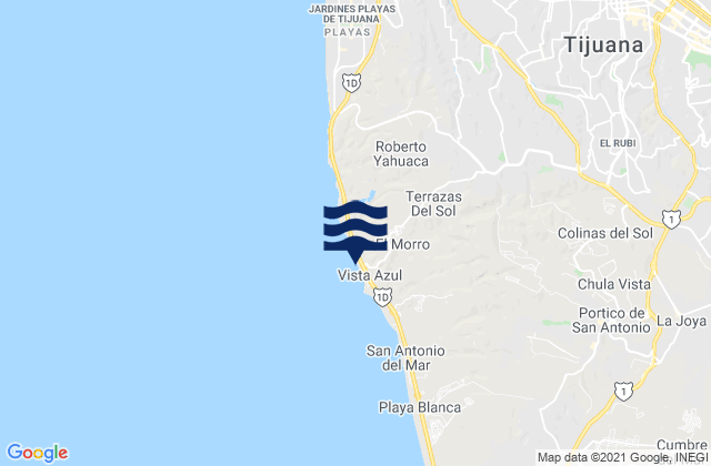 Mappa delle maree di La Esperanza [Granjas Familiares], Mexico
