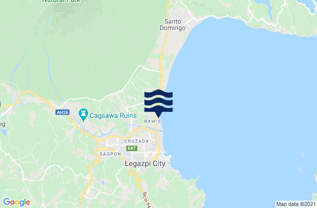 Mappa delle maree di Lacag, Philippines