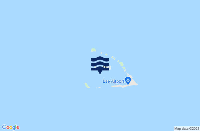 Mappa delle maree di Lae Atoll, Marshall Islands