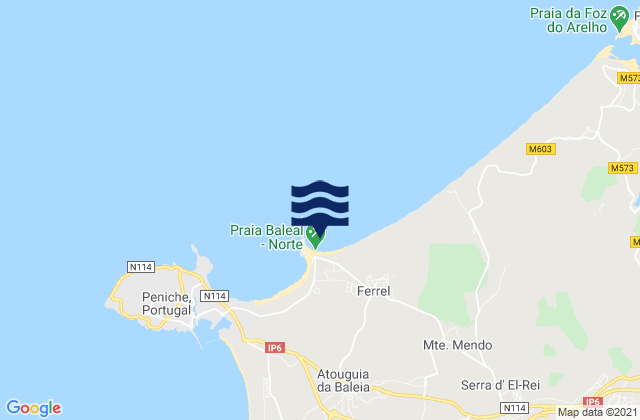 Mappa delle maree di Lagide, Portugal