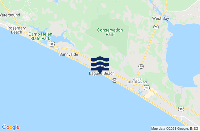 Mappa delle maree di Laguna Beach, United States