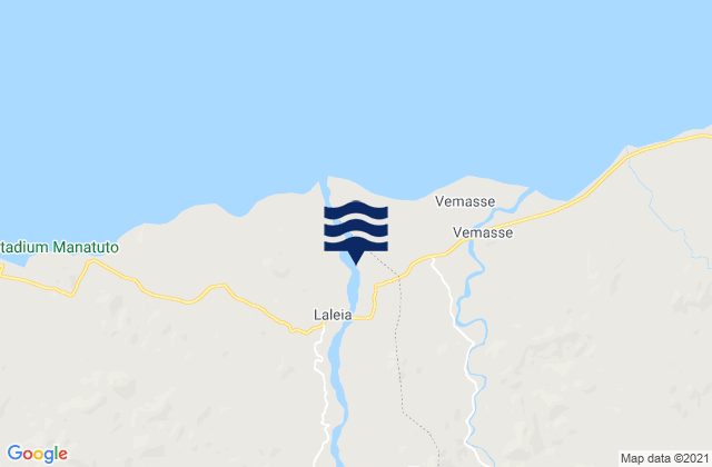 Mappa delle maree di Laleia, Timor Leste