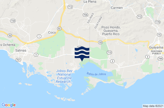Mappa delle maree di Lapa Barrio, Puerto Rico