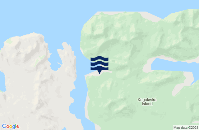Mappa delle maree di Laska Cove (Kagalaska Island), United States