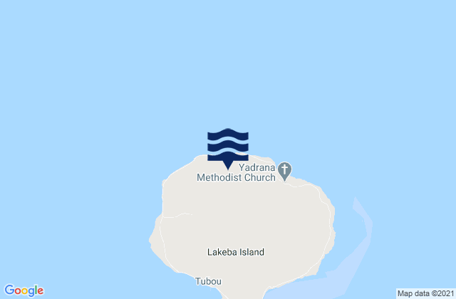 Mappa delle maree di Lau Province, Fiji