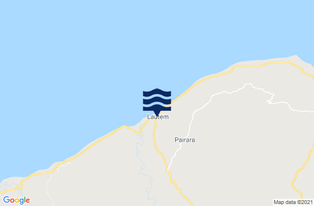 Mappa delle maree di Lautem, Timor Leste