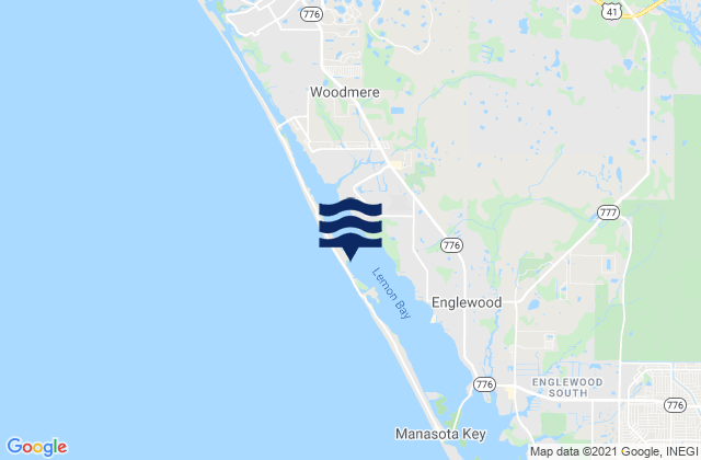 Mappa delle maree di Leachs Key, United States
