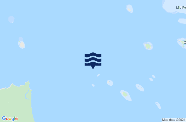 Mappa delle maree di Leggatt Island, Australia
