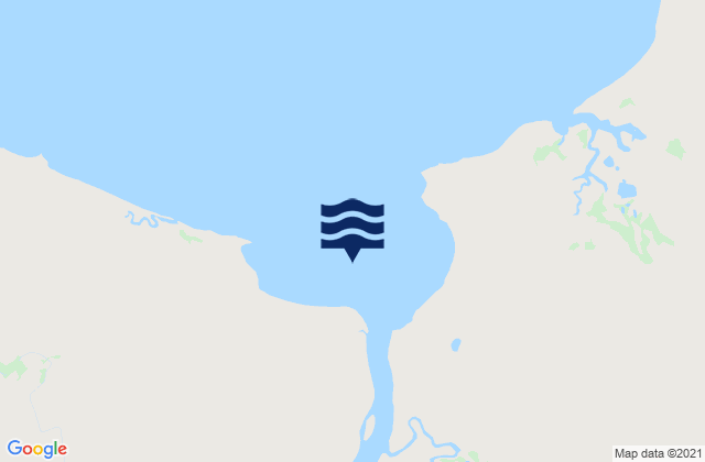 Mappa delle maree di Lethbridge Bay, Australia