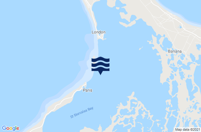 Mappa delle maree di Line Islands, Kiribati