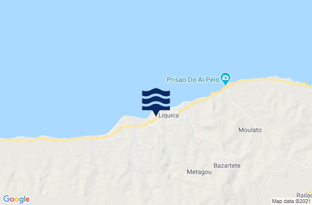 Mappa delle maree di Liquiçá, Timor Leste