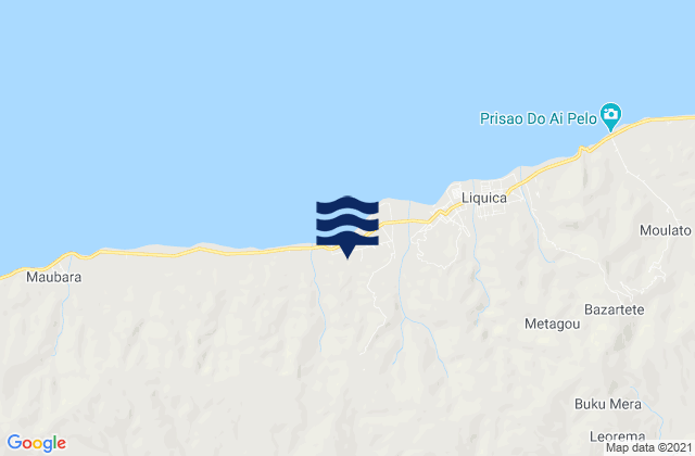 Mappa delle maree di Liquiçá, Timor Leste