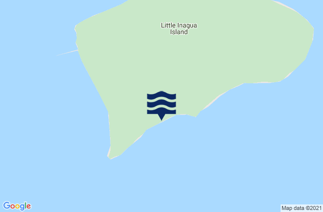 Mappa delle maree di Little Inagua Island, Haiti