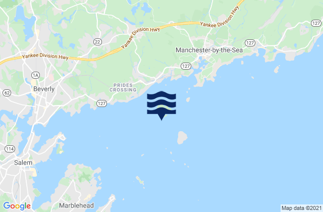 Mappa delle maree di Little Misery Island, United States