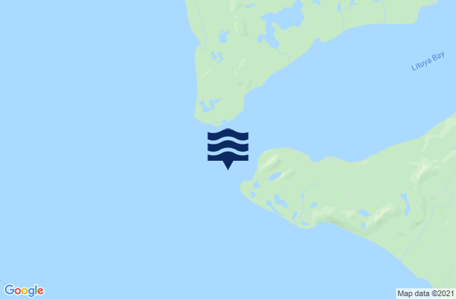 Mappa delle maree di Lituya Bay Entrance, United States